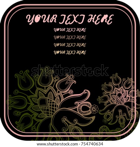 

Bautiful nature background of leaves. Vector illustration.
Vector abstract colorful round floral monogram. Design template for packaging, cosmetics, invitations and banners