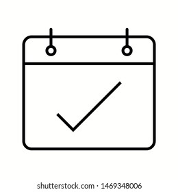 bautiful Reminders line black icon