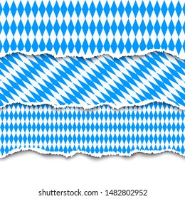 Bavaria flag colors abstract background. Vector illustration.