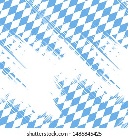 Bavaria flag colors abstract background. Vector illustration.