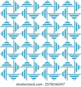 bavaria flag triangle pattern. vector illustration