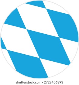 Bandera de Baviera Vector ilustración de stock