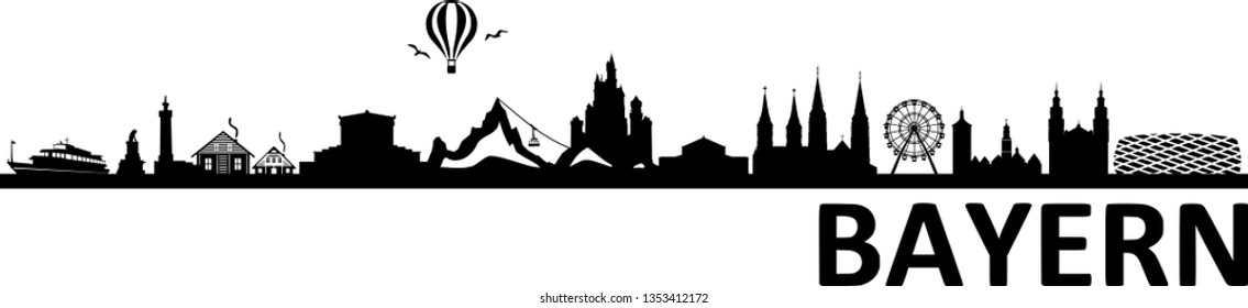 Bavaria Germany Skyline