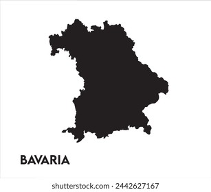 Bavaria icon vector design, Bavaria Logo design, Bavaria's unique charm and natural wonders, Use it in your marketing materials, travel guides, or digital projects, Bavaria map logo vector