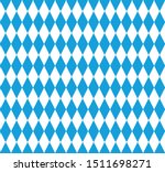 Bavarian background. Blue-white vertical diamond in a checkerboard pattern. Germany. Oktoberfest. Bavarian flag. Seamless pattern.