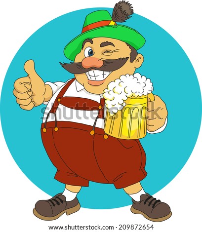 Bavarian with beer