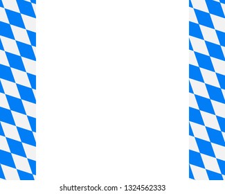 Bavarian flag with copy space