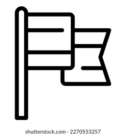 Bavarian flag icon outline vector. Germany building. Bavaria pretzel