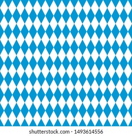 Bavarian flag seamless pattern for oktoberfest