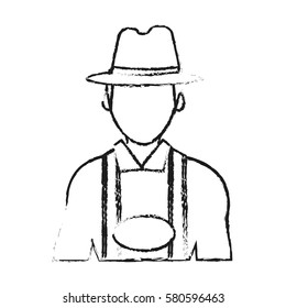 bavarian man icon
