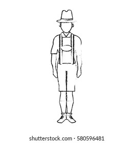 bavarian man icon