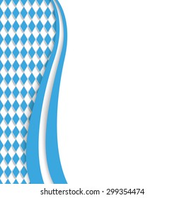 Bavarian Oktoberfest background.  Eps 10 vector file.