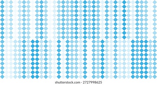 Bayerisches Oktoberfest nahtloses Muster mit blau-weißem Rhombus Flagge von Bayern Oktoberfest blau karierter Hintergrund Tapete Vektor alter Diamant Hintergrund