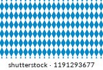 Bavarian Pattern diamond checkered flag Illustration in vector