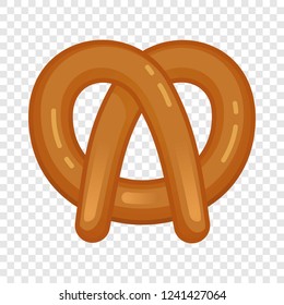 Bavarian pretzel icon. Cartoon of bavarian pretzel vector icon for web design  