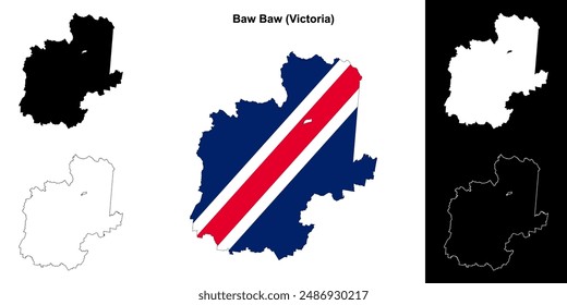 Baw Baw (Victoria) Outline-Kartenset