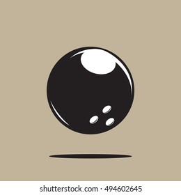 Bawling ball icon