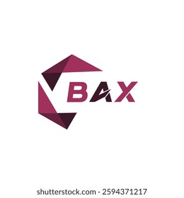 BAX creative minimalist letter logo. BAX unique vector initials alphabet letter logo design
