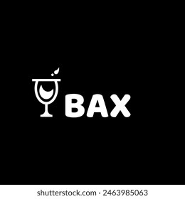 BAX initial letter logo design