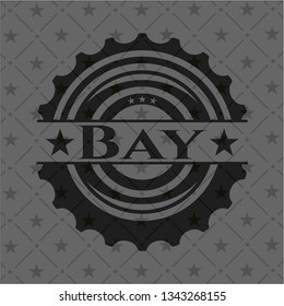 Bay dark icon or emblem