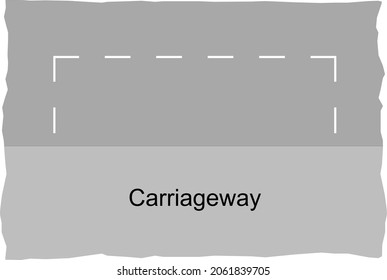 Bay markings indicating a parking place partially or wholly on the footway, road signs in the United Kingdom