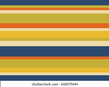 Bayadere stripes. Brightly colored lines of various widths laid out horizontally. Repeating geometric pattern for print on fabric, textiles, wallpaper, wrapp. Vector illustration. Seamless background.