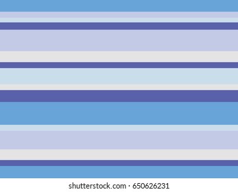 Bayadere stripes. Brightly colored lines of various widths laid out horizontally. Repeating geometric pattern for print on fabric, textiles, wallpaper, wrapp. Vector illustration. Seamless background.