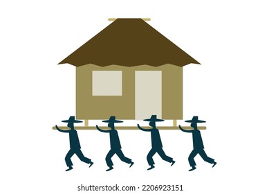 6 Bahay Kubo Stock Vectors, Images & Vector Art | Shutterstock