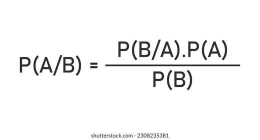 Bayes theorem formula in probability theory. Mathematics resources for teachers and students.