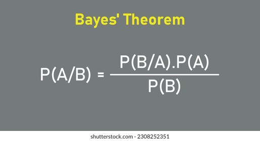 Bayes theorem formula in probability theory. Mathematics resources for teachers and students.