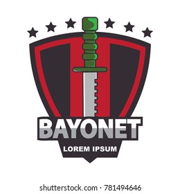 Bayonet logo template