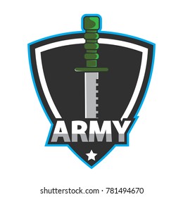 Bayonet logo template
