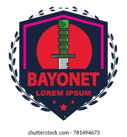 Bayonet logo template