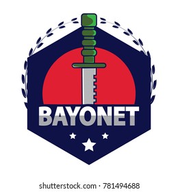 Bayonet logo template