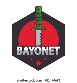 Bayonet logo template