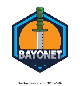 Bayonet logo template