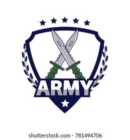 Bayonet logo template