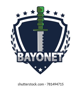 Bayonet logo template