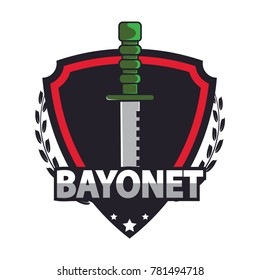 Bayonet logo template