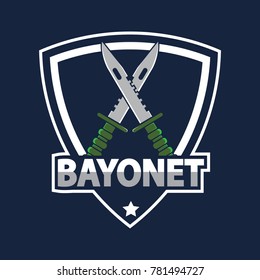 Bayonet logo template
