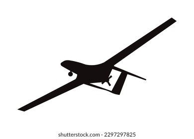 Bayraktar icon. War drone vector ilustration.