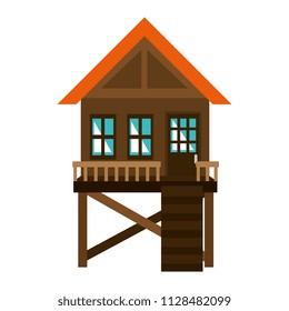 baywatch booth building icon