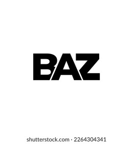 BAZ initial letter monogram logo