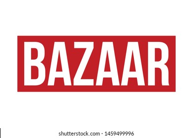 Bazaar Rubber Stamp. Bazaar Stamp Seal – Vector