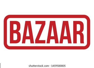 Bazaar Rubber Stamp. Bazaar Stamp Seal – Vector
