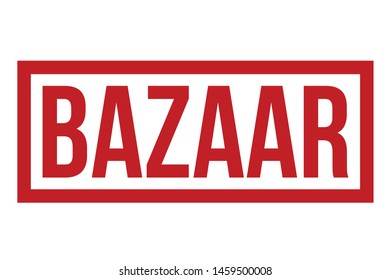 Bazaar Rubber Stamp. Bazaar Stamp Seal – Vector