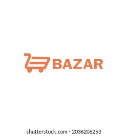 Bazar Logo Design Simple  Modren Templates Shop
