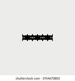 Icono plano de Bazooka. Estilo sencillo Símbolo del logotipo de Gun shop. Fondo del afiche de la tienda de armas. Elemento de diseño de logotipo. Impresión de camisetas. Vector para pegatinas.