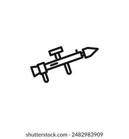 bazooka icon logo sign vector outline