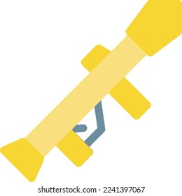 bazooka  Vector illustration on a transparent background. Premium quality symmbols. Line Color vector icons for concept and graphic design.